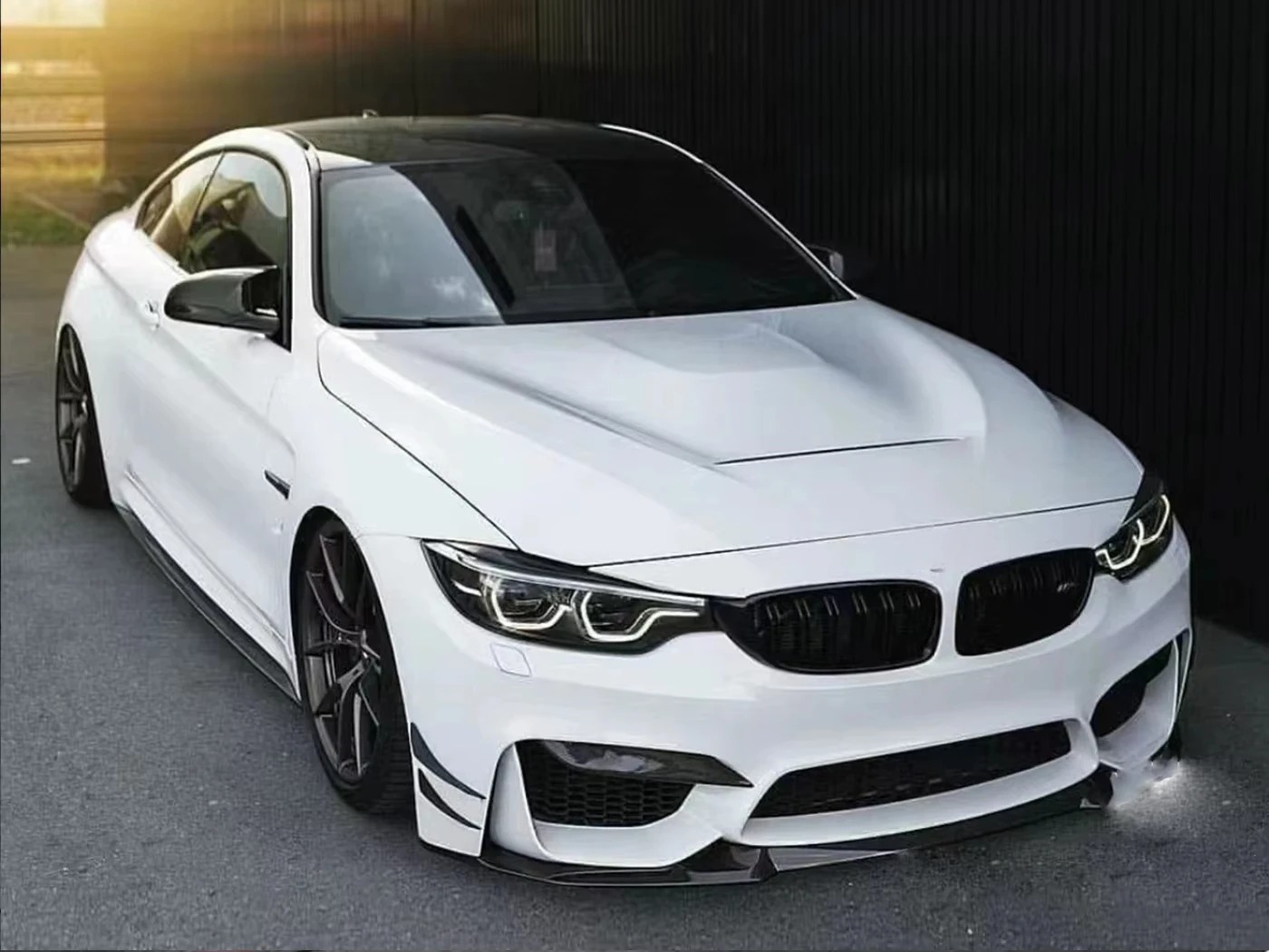 Car Modification Accessories M4 Style Front Bonnet Carbon Fibre Hood for  4 Series F33 F35 F36 Car Engine Hood High Quality